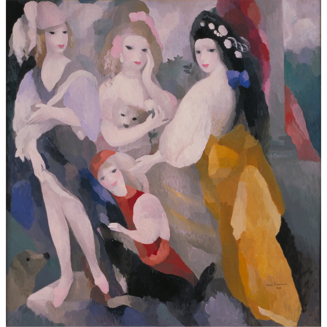 パステルカラーの魔術師。<br>マリー・ローランサンの絵画展へ